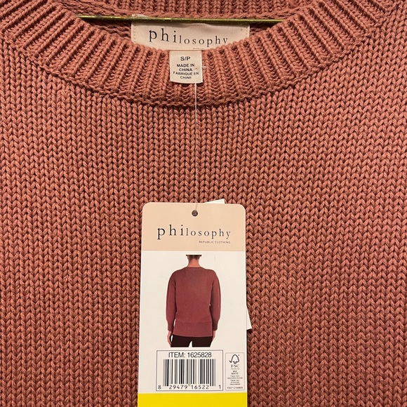 BNWT Philosophy Knit Sweater - Picture 2 of 3
